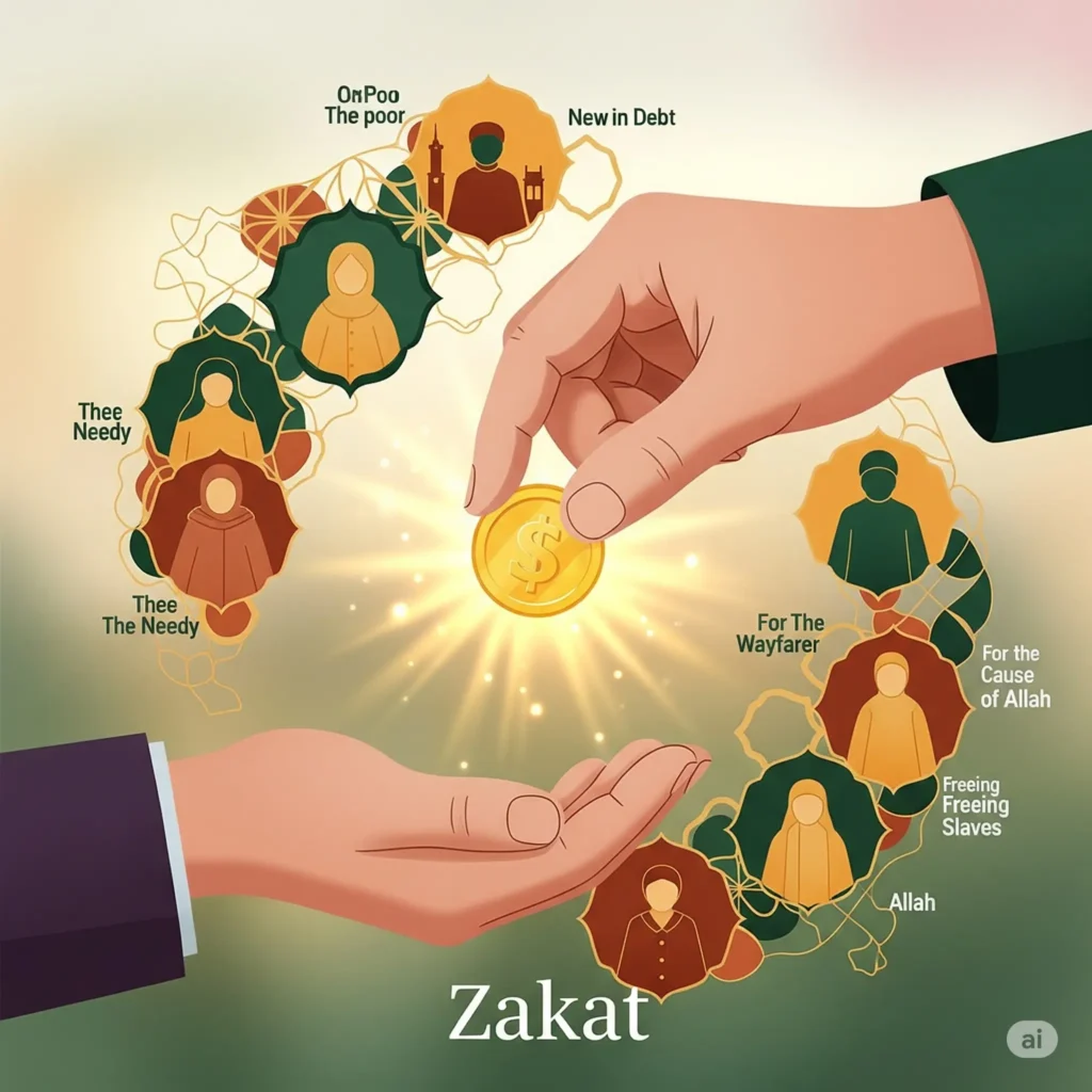 مصارف الزكاة, الأصناف الثمانية, لمن تعطى الزكاة, مستحقي الزكاة, الفقراء
